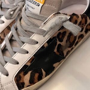 GOLDEN GOOSE Leopard Sneakers 37